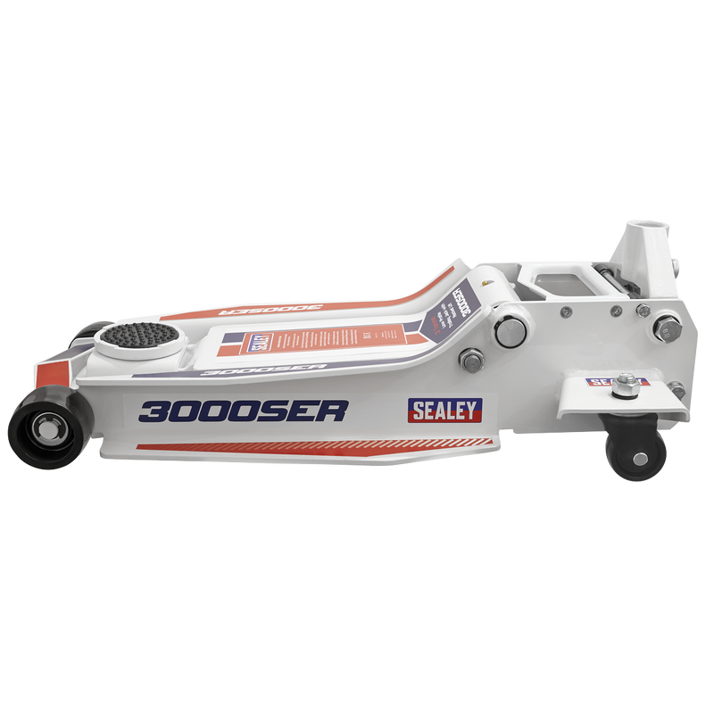 Sealey 3000SER Trolley Jack 3 Tonne Low Profile Rocket Lift