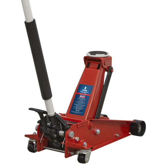 Sealey 3001CXP 3tonne Trolley Jack with Foot Pedal