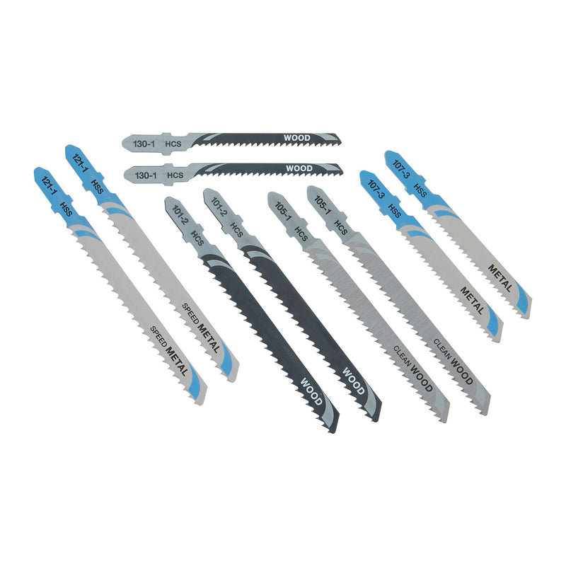 DeWalt DT2294 10 Piece Jigsaw Blades Set + Case