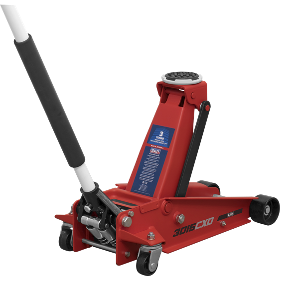 Sealey 3015CXD 3tonne Trolley Jack with Super Rocket Lift