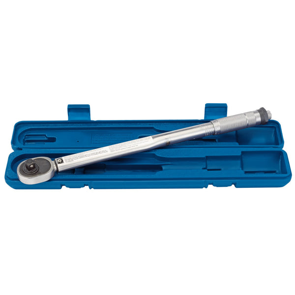 Draper 30357 Ratchet Torque Wrench, 1/2" Sq. Dr., 30 - 210Nm/22.1 - 154.9lb-ft