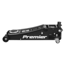 Sealey 3040AB 3tonne Trolley Jack with Rocket Lift - Black