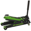 Sealey 3040AG 3tonne Trolley Jack with Rocket Lift - Green