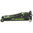 Sealey 3040AG 3tonne Trolley Jack with Rocket Lift - Green