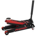 Sealey 3040AR 3tonne Trolley Jack with Rocket Lift - Red