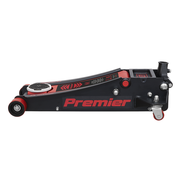 Sealey 3040AR 3tonne Trolley Jack with Rocket Lift - Red