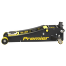 Sealey 3040AY 3tonne Trolley Jack with Rocket Lift - Yellow