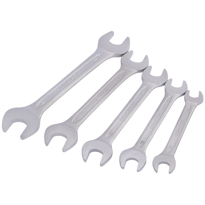 Draper 30768 Metric Open End Spanner Set (5 Piece)