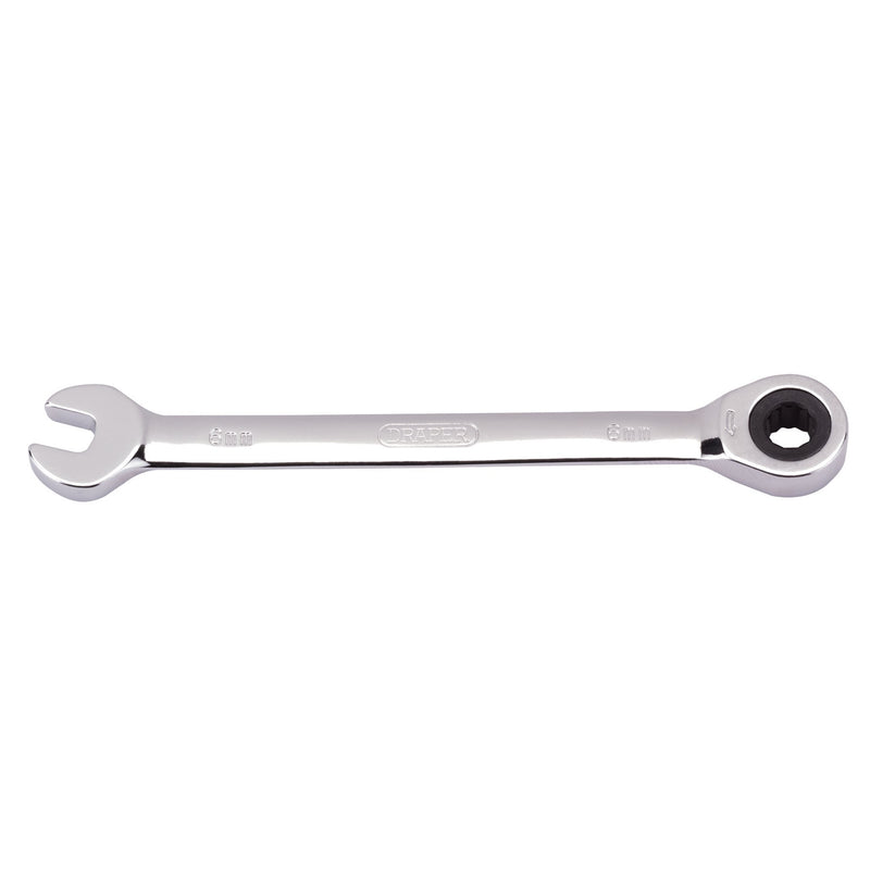 Draper 31003 Metric Ratcheting Combination Spanner, 6mm