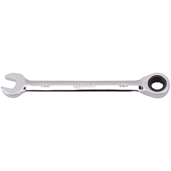 Draper 31006 Metric Ratcheting Combination Spanner, 9mm