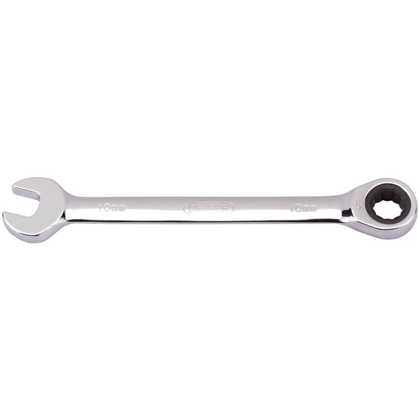 Draper 31007 Metric Ratcheting Combination Spanner, 10mm