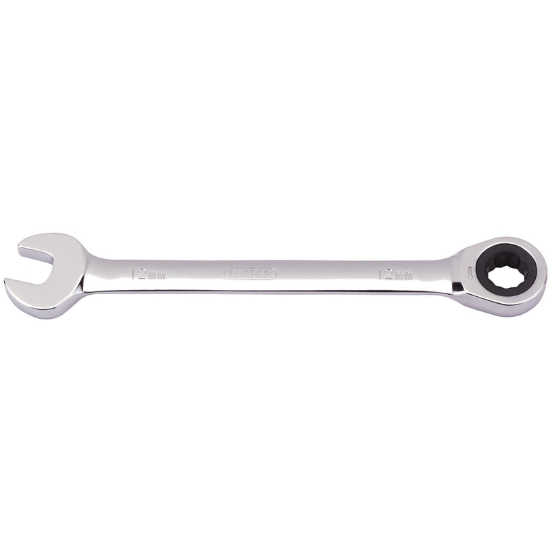 Draper 31009 Metric Ratcheting Combination Spanner, 12mm