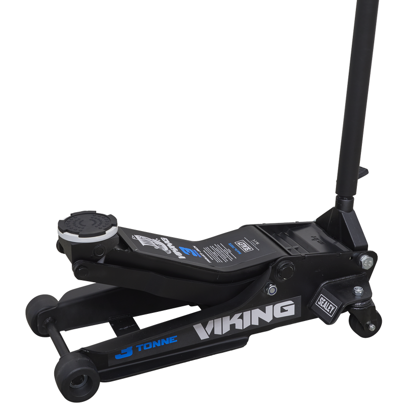 Sealey 3100TB Viking 3tonne Low Entry Trolley Jack with Rocket Lift