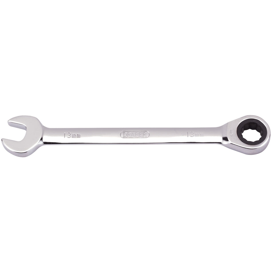 Draper 31010 Metric Ratcheting Combination Spanner, 13mm