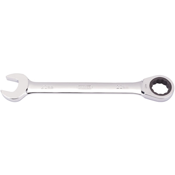 Draper 31022 Metric Ratcheting Combination Spanner, 22mm