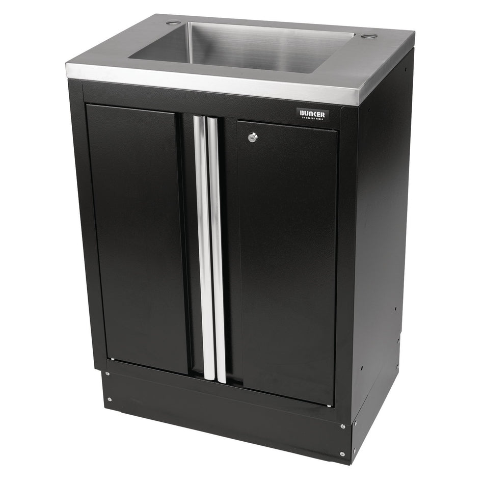BUNKER® 31034 Modular Floor Cabinet with Sink, 2 Door, 680mm