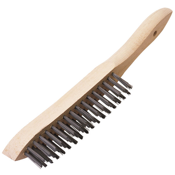 Draper 31548 Heavy Duty 3 Row Wire Scratch Brush, 310mm