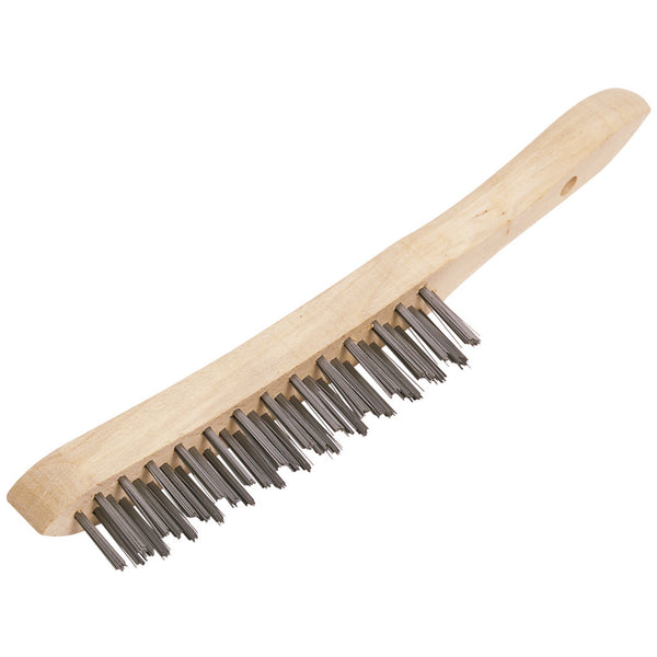 Draper 31569 Wire Scratch Brush, 3 Row, 290mm