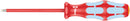 Wera 05022729001 3160 i VDE Insulated screwdriver for slotted screws, stainless, 0.5 x 3 x 80 mm