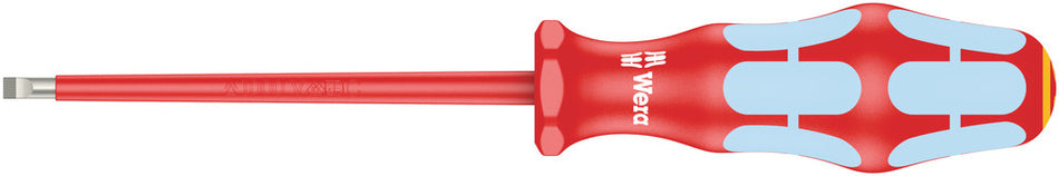 Wera 05022731001 3160 i VDE Insulated screwdriver for slotted screws, stainless, 0.8 x 4 x 100 mm