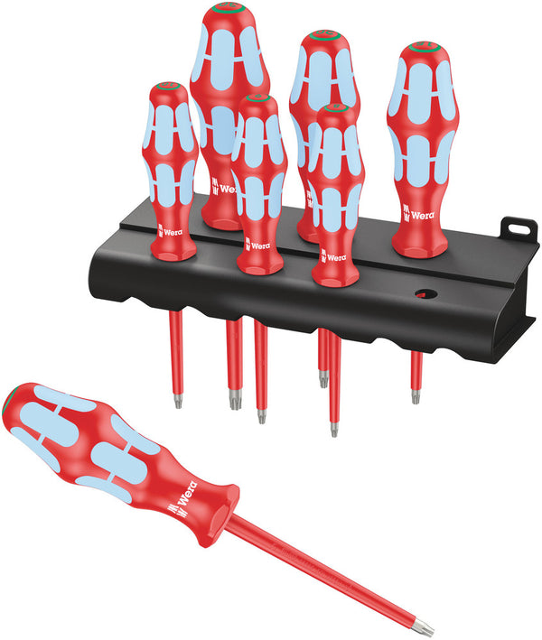 Wera 05022767001 3167 i/7 TORXÃ‚Â® Screwdriver set, stainless and rack, 7 pieces