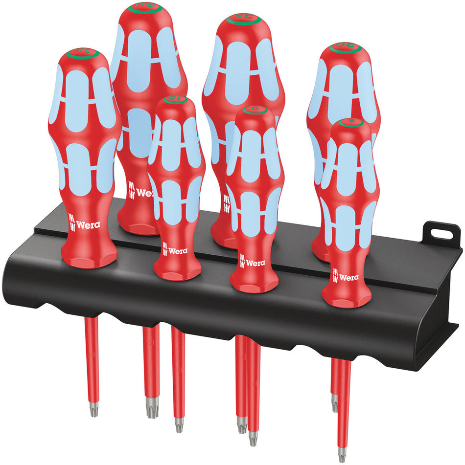 Wera 05022767001 3167 i/7 TORXÃ‚Â® Screwdriver set, stainless and rack, 7 pieces
