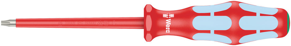 Wera 05022762001 3167 i VDE-insulated TORXÃ‚Â® screwdriver, stainless steel, TX 10 x 80 mm