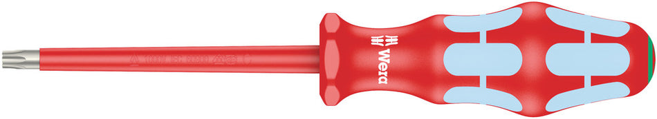 Wera 05022766001 3167 i VDE-insulated TORXÃ‚Â® screwdriver, stainless steel, TX 30 x 100 mm
