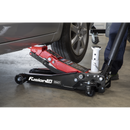 Sealey 3200LEHL Trolley Jack 2/3 Tonne Low Profile/High Lift with Rocket Lift