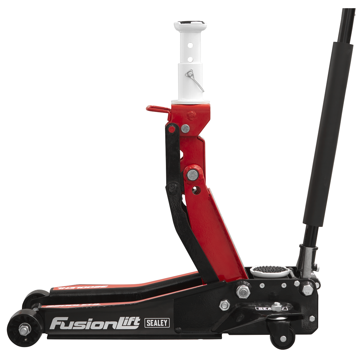 Sealey 3200LEHL Trolley Jack 2/3 Tonne Low Profile/High Lift with Rock