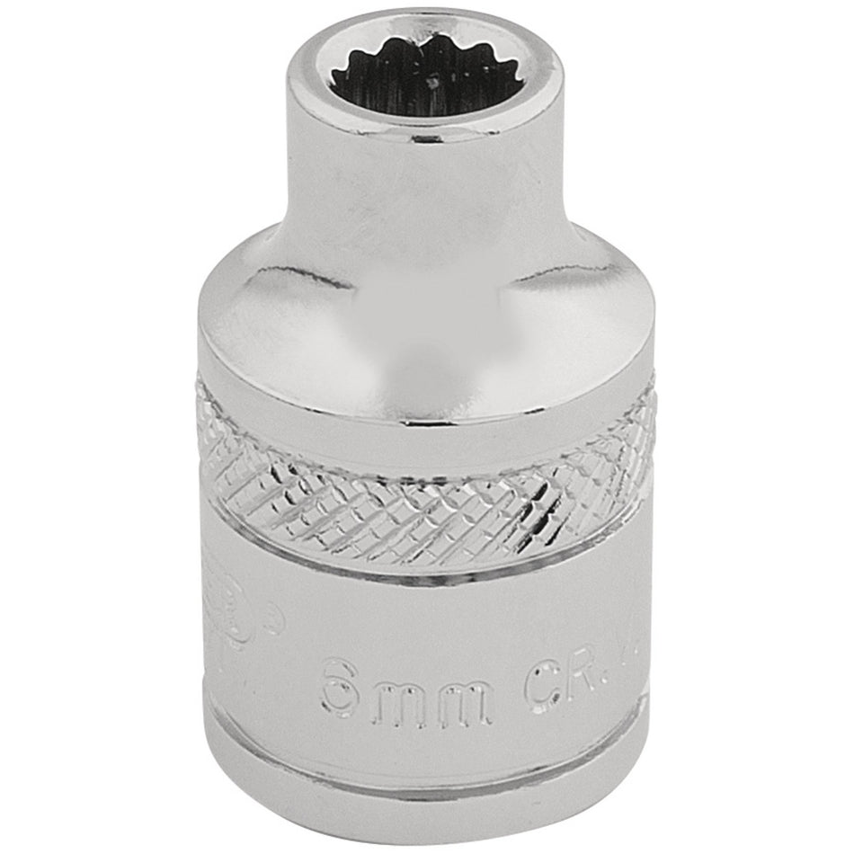 Draper 32766 HI-TORQ® 12 Point Socket, 3/8" Sq. Dr., 6mm