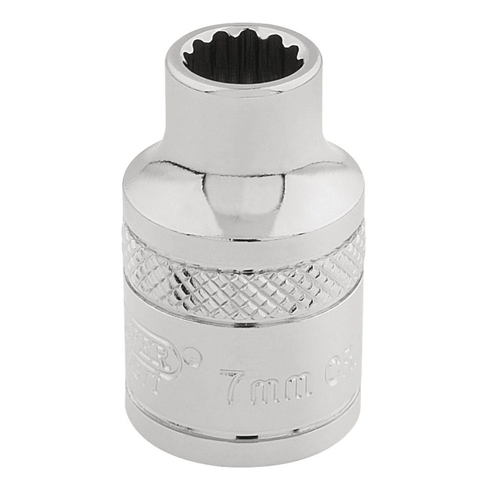 Draper 32767 HI-TORQ® 12 Point Socket, 3/8" Sq. Dr., 7mm