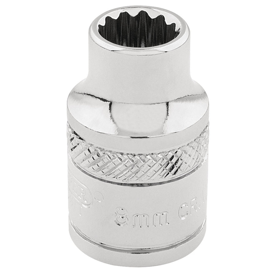 Draper 32768 HI-TORQ® 12 Point Socket, 3/8" Sq. Dr., 8mm