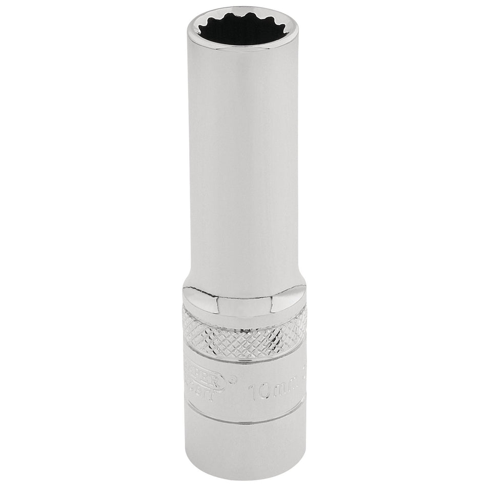 Draper 32819 HI-TORQ® 12 Point Deep Socket, 3/8" Sq. Dr., 10mm