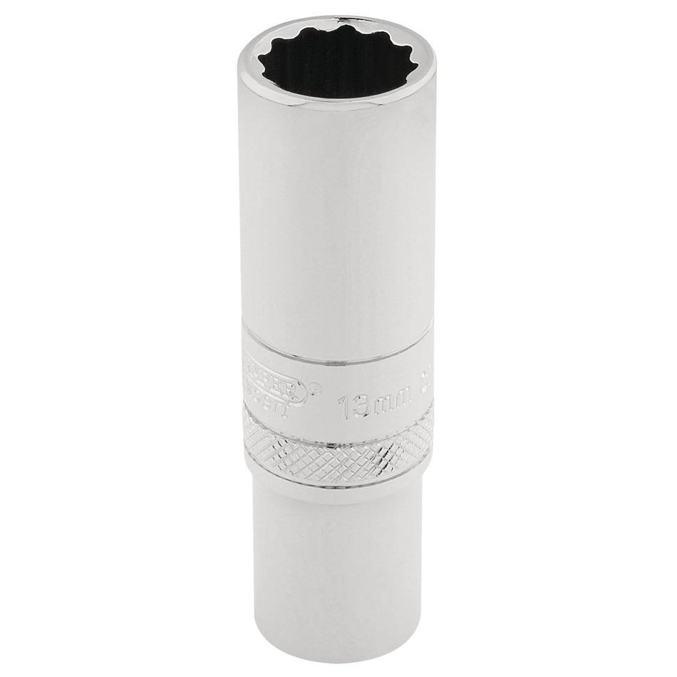 Draper 32822 HI-TORQ® 12 Point Deep Socket, 3/8" Sq. Dr., 12mm