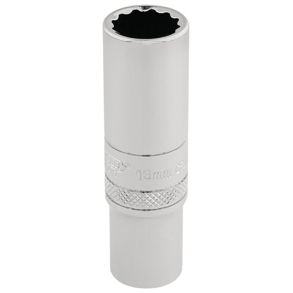 Draper 32823 HI-TORQ&#174; 12 Point Deep Socket, 3/8" Sq. Dr., 13mm
