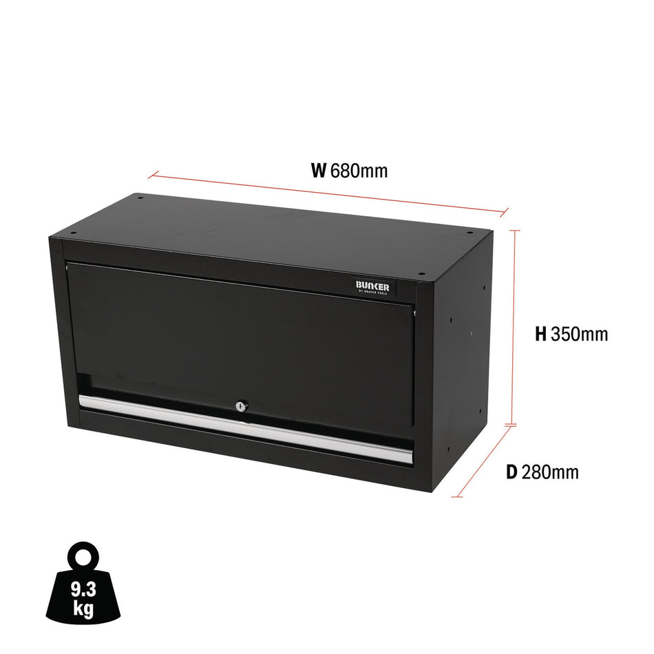 BUNKER 33162 Modular Wall Cabinet, 680mm