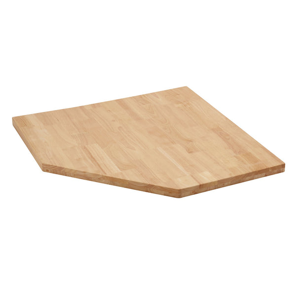BUNKER&#174; 33210 Modular Hardwood Worktop for Corner Cabinet, 865mm
