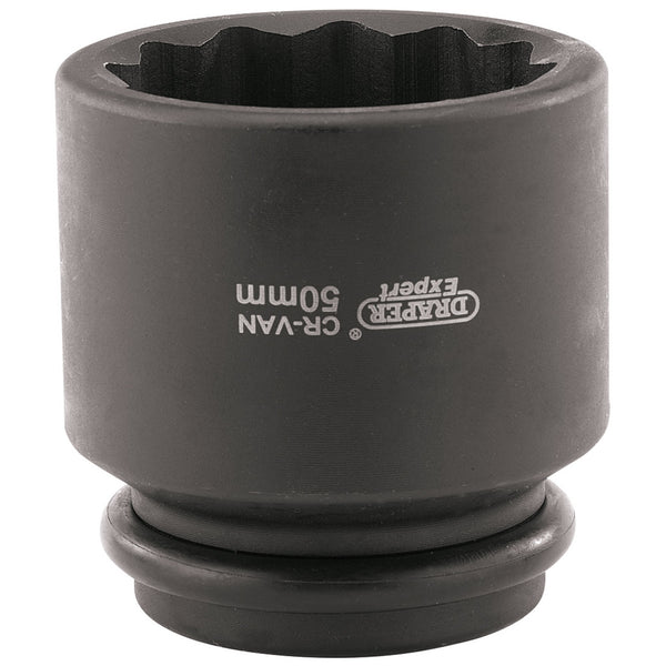 Draper 33319 Hub Nut Impact Socket, 3/4" Sq. Dr., 50mm