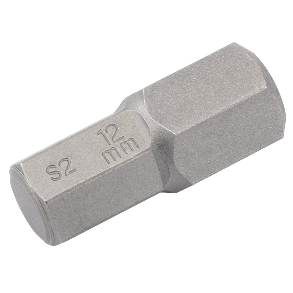 Draper 33331 12mm x 30mm Hexagonal 10mm Insert Bit for Mechanic's Bit Sets