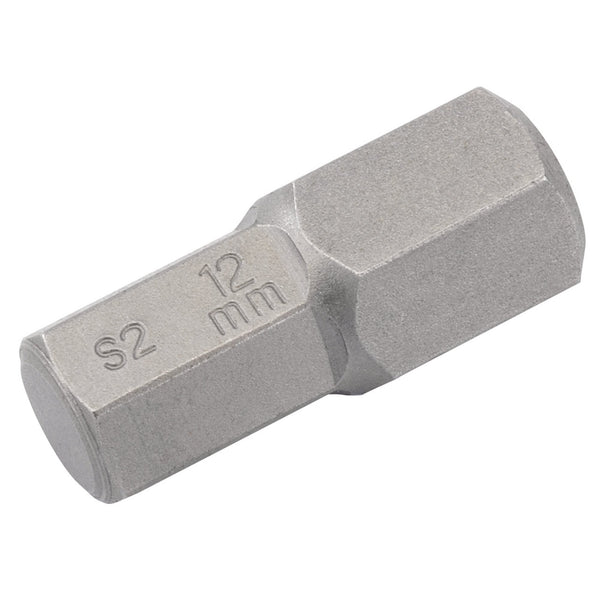 Draper 33331 12mm x 30mm Hexagonal 10mm Insert Bit for Mechanic's Bit Sets