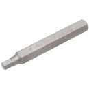 Draper 33334 6mm x 75mm Hexagonal 10mm Insert Bit for Mechanic's Bit Sets