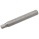 Draper 33335 7mm x 75mm Hexagonal 10mm Insert Bit for Mechanic's Bit Sets