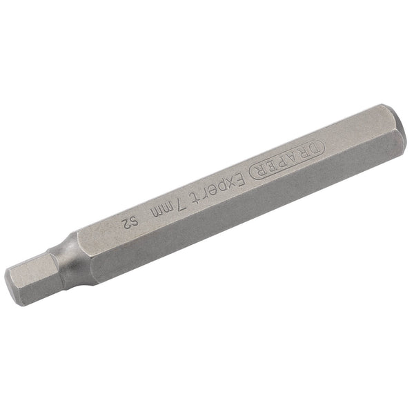 Draper 33335 7mm x 75mm Hexagonal 10mm Insert Bit for Mechanic's Bit Sets