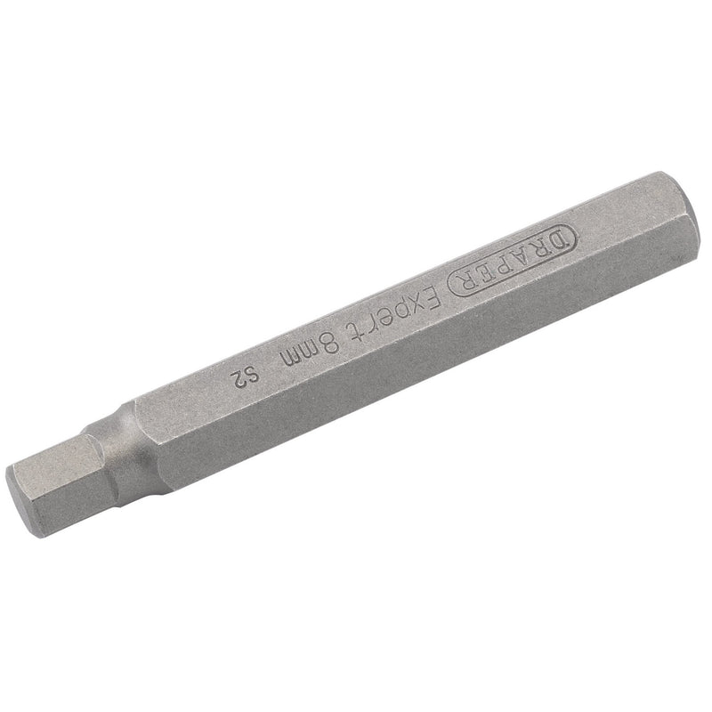 Draper 33336 8mm x 75mm Hexagonal 10mm Insert Bit for Mechanic's Bit Sets 21932, 33614 and 59985
