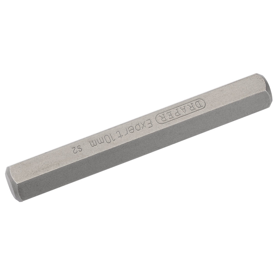 Draper 33337 10mm x 75mm Hexagonal 10mm Insert Bit for Mechanic's Bit Sets