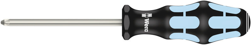 Wera 05032032001 3355 PZ Screwdriver for Pozidriv screws, stainless, PZ 2 x 100 mm