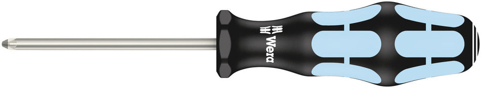 Wera 05032031001 3355 PZ Screwdriver for Pozidriv screws, stainless, PZ 1 x 80 mm