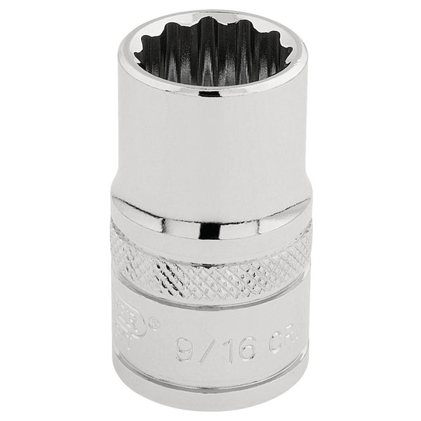 Draper 33609 HI-TORQ&#174; 12 Point Socket, 1/2" Sq. Dr., 9/16"