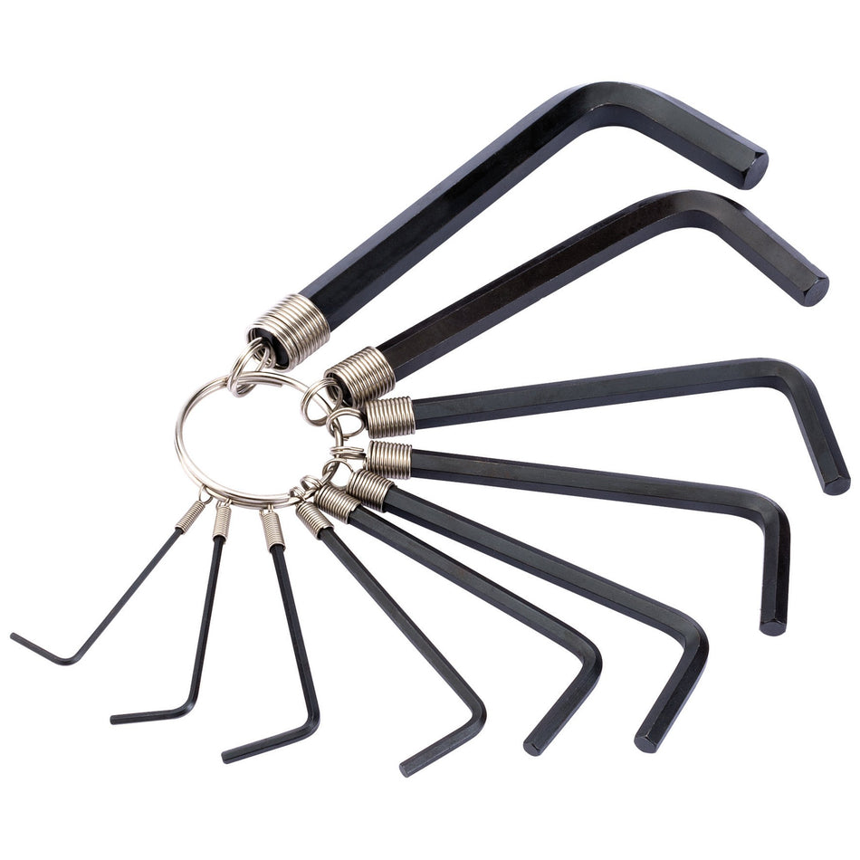 Draper 33655 Metric Hexagon Key Set (10 Piece)